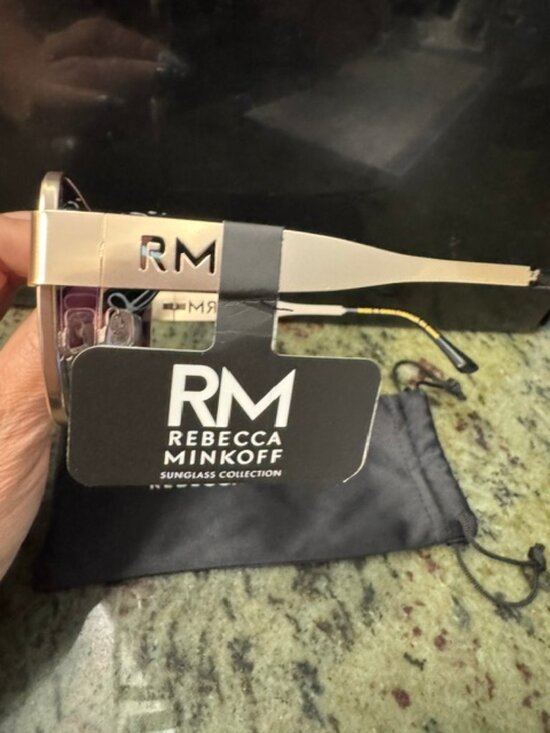 Rebecca Minkoff Women\'s Sungrasses 100 UV Protection Purple Lens - NWT
